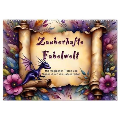 Zauberhafte Fabelwelt (Wandkalender 2027 DIN A2 quer), CALVENDO Monatskalender