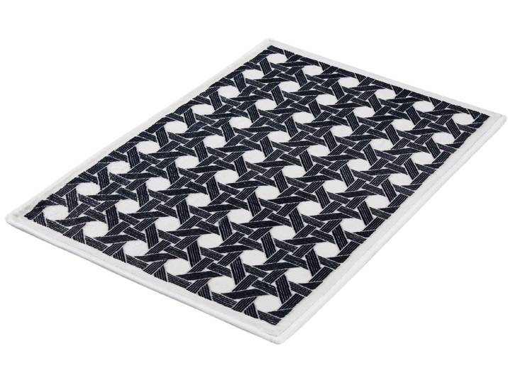 Kleine Wolke Vienna Höhe 5 mm rutschhemmend beschichtet fußbodenheizungsgeeignet Badteppich, geringe Höhe, modernes Design, waschbar