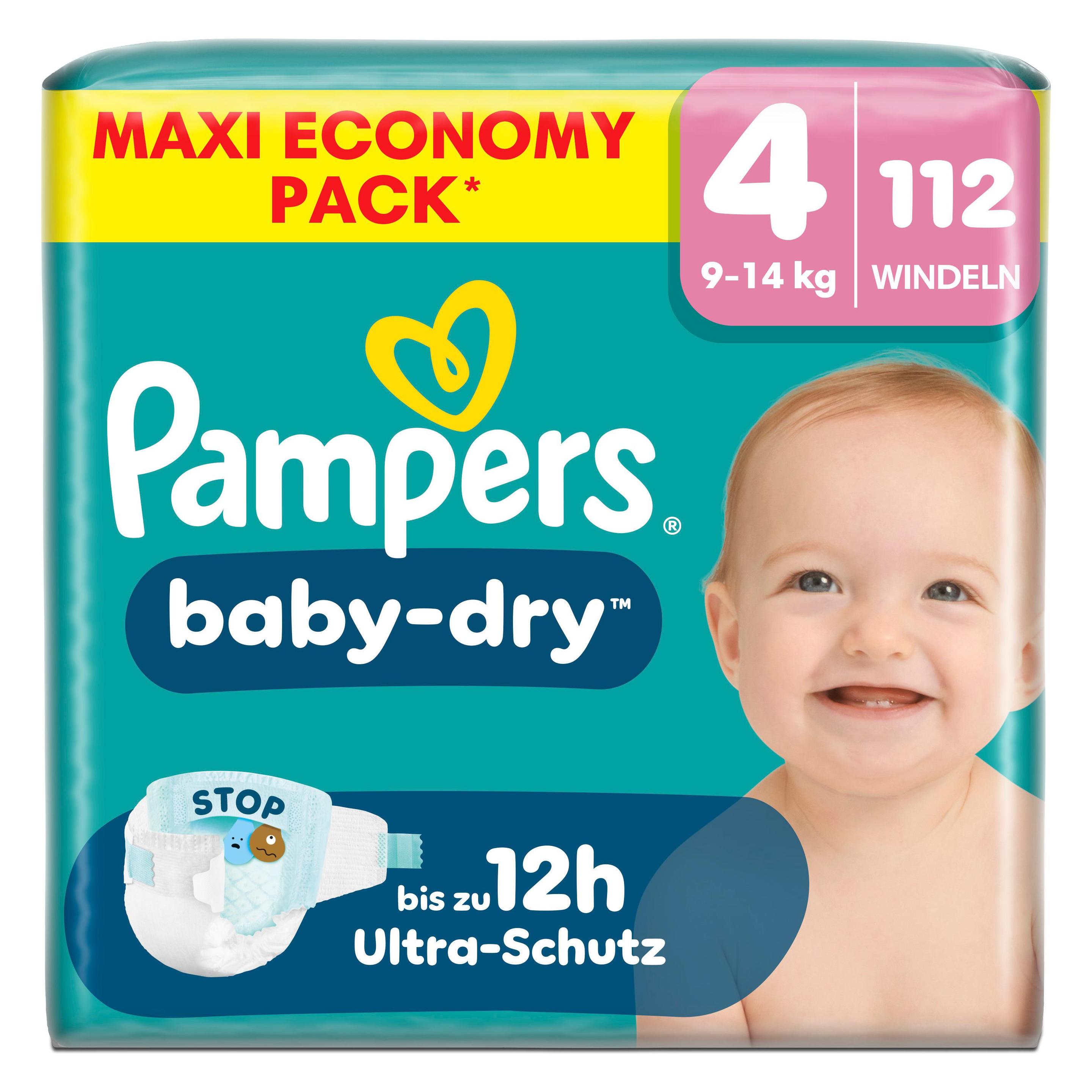 Pampers Baby-Dry (Gr. 4, Halbmonatsbox, 112 Stk.) (66528695)