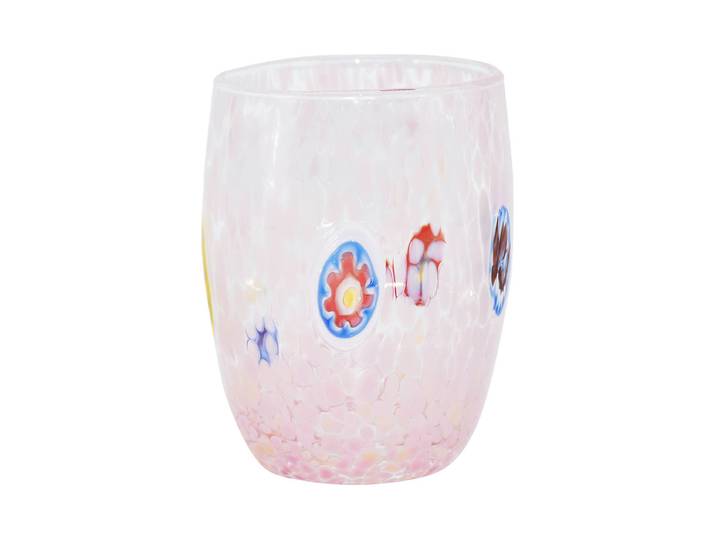 Murano Trinkglas handgemacht Rosa