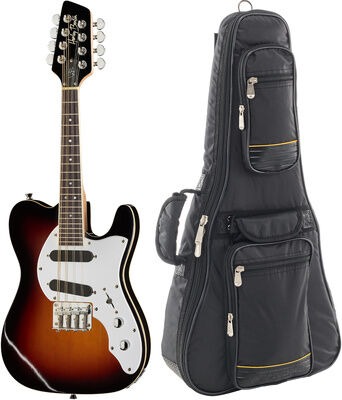 Harley Benton MA-500 SB w/Bag Vintage Sunburst Hochglanz