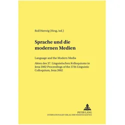 Sprache und die modernen Medien / Language and the Modern Media, Fachbücher