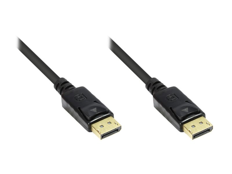 Good Connections DisplayPort Anschlusskabel 2m beidseitig vergoldet schwarz