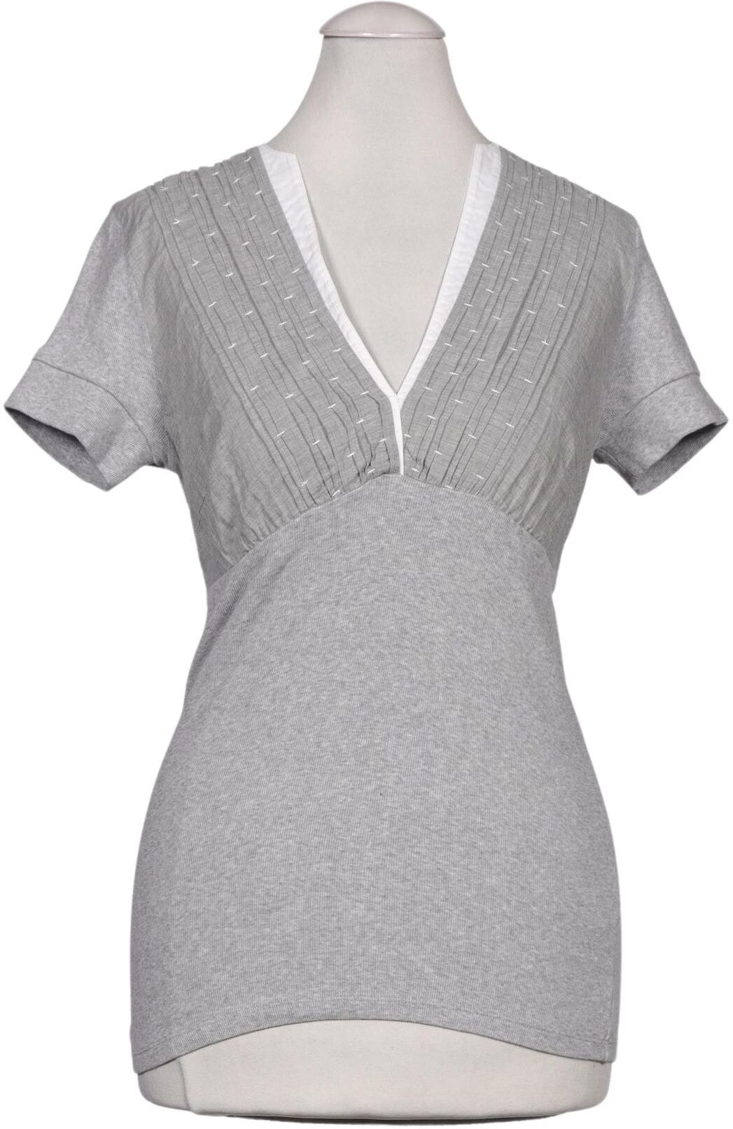 Brunello Cucinelli Damen T-Shirt, Grau, Gr. S, Baumwolle / Elasthan - Second Hand