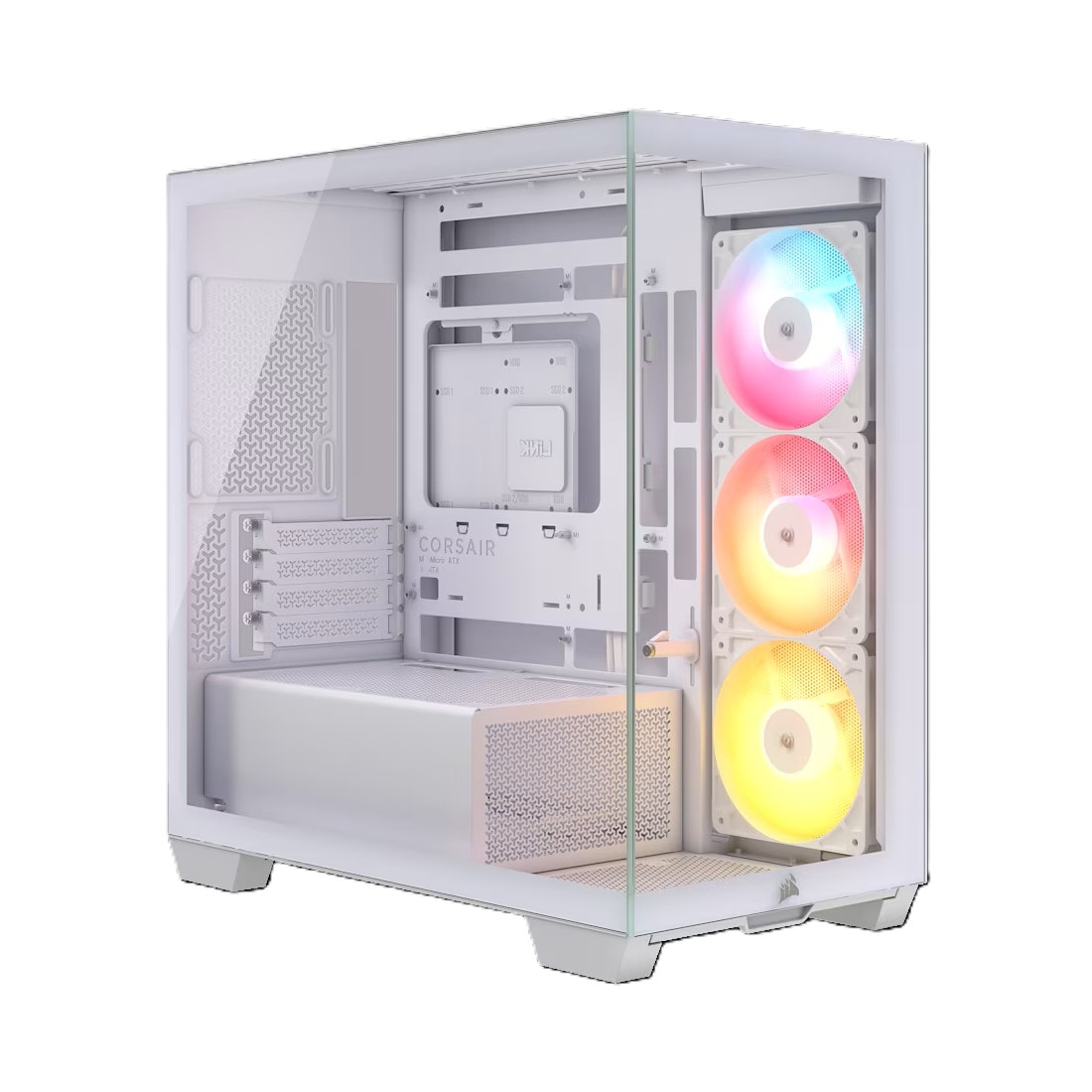 Corsair 2800X Gaming PC Gehäuse Midi-Tower Seitenfenster