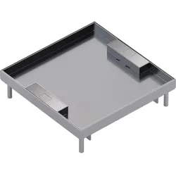 Hager Edelstahlkassette Q16 LE Belags T=25mm
