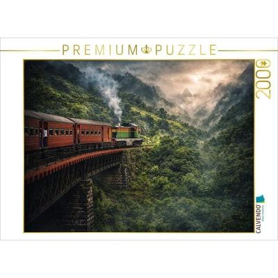CALVENDO Puzzle Auf SAuf Schienen durch das Hochland | 2000 Teile Lege-Größe 90x67cm Foto-Puzzle für glückliche Stunden, von , Calvendo Puzzle
