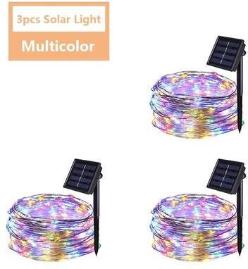 Uplift Picks Solar Fairy String Lights Create Magical Garden Glow For Every Celebration rgb (3 Pcs) 32 M 300 Led