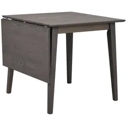Esstisch Filippa aus Eiche, skandinavischer Klapptisch, braun, 80/125x80 cm