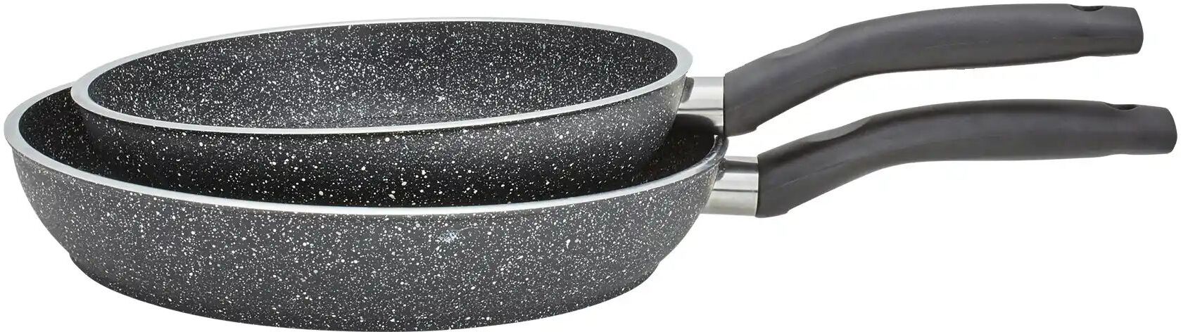 KHG Pfannenset   ¦ schwarz ¦ Aluminium