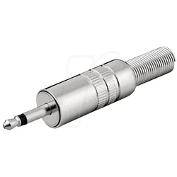 KSM 35 - Klinkenstecker, 3,5 mm, Mono, 2-pol
