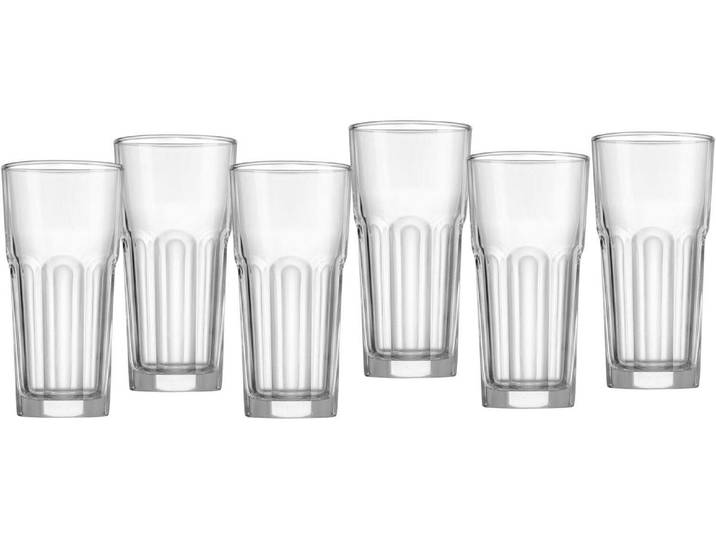 Glas RITZENHOFF & BREKER R&B Riad 280 ml, 6 Stück , transparent, H:14cm, Glas, Trinkgefässe, Glas