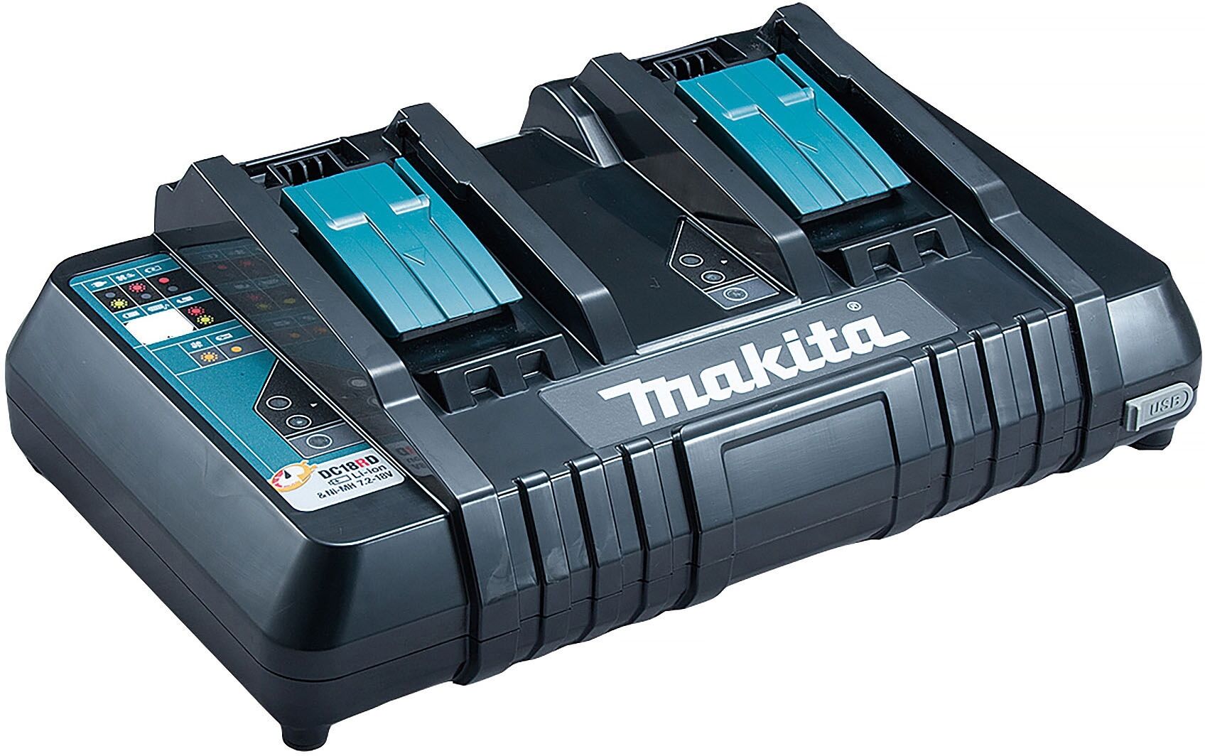 Makita Batteriladdare LXT DC18RD, 2-ports 14,4V-18V