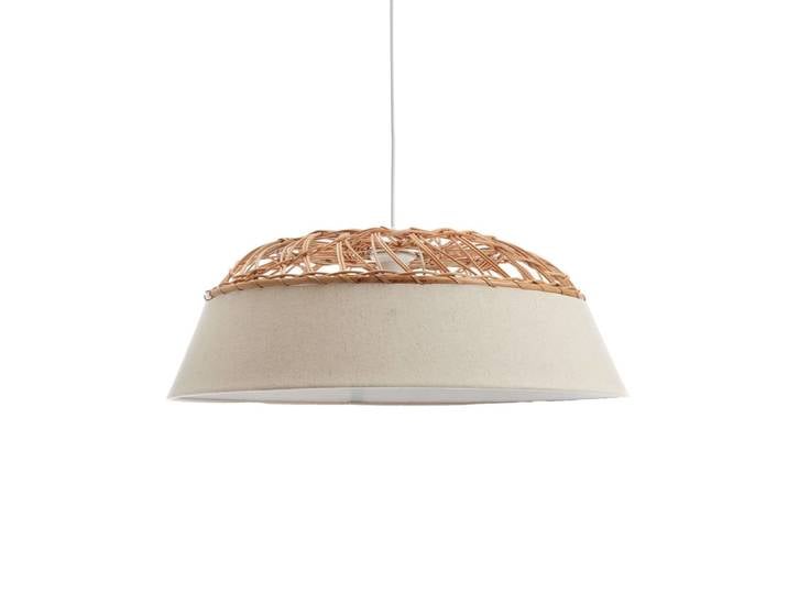 Suspension en rotin naturel, d.58 cm