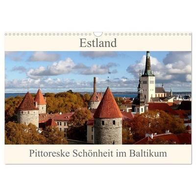 Estland - Pittoreske Schönheit im Baltikum (Wandkalender 2027 DIN A3 quer), CALVENDO Monatskalender