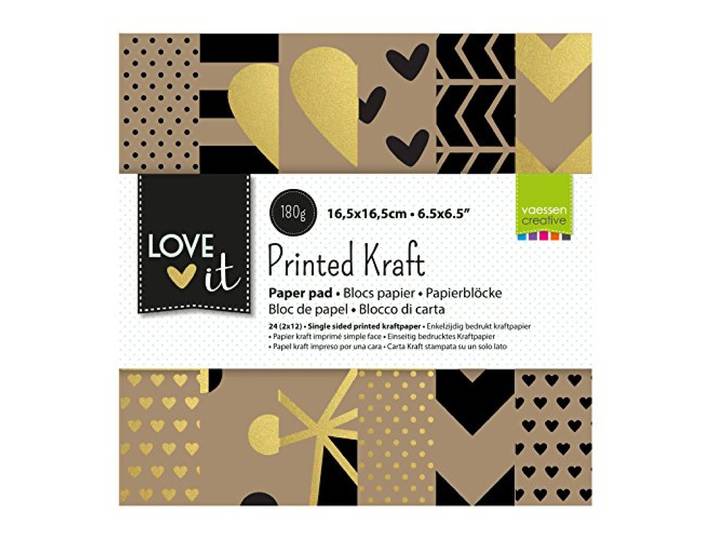 Vaessen Creative 200106-001 Papieren Pad, meerkleurig, 6 inch