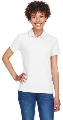 Devon & Jones DG150W Women's DRYTEC20 Performance Polo Shirt in White size XS