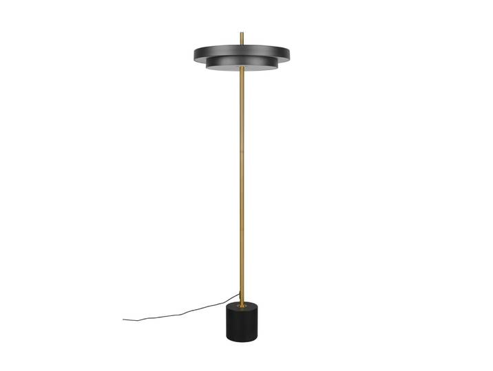 Lampadaire design en métal noir