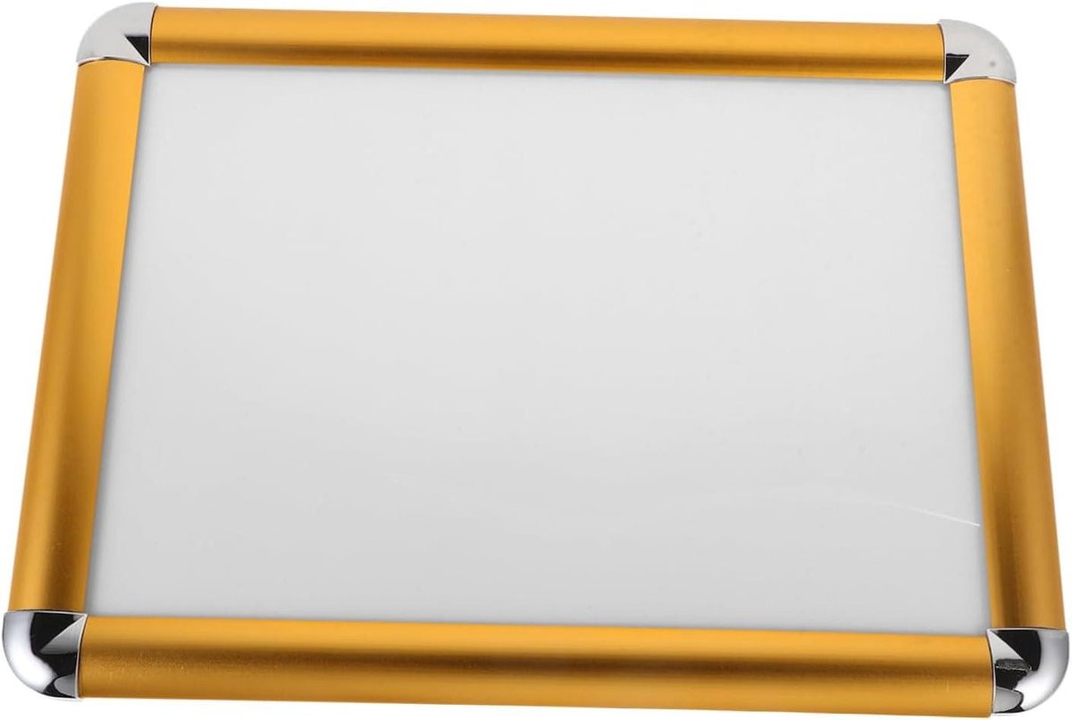 Gouden aluminium poster frame voor wandmontage, A4 formaat