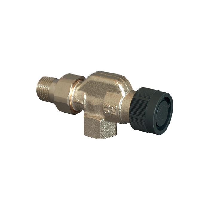 Oventrop Baureihe A Vorlauf-Axialventil 1181406 DN 20, Messing vernickelt