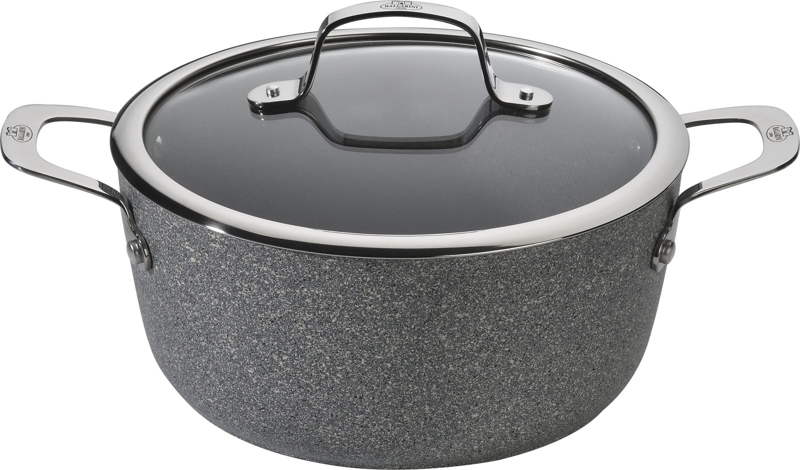Ballarini Salina Granitium Aluminium Pan met Deksel, 2,7 L