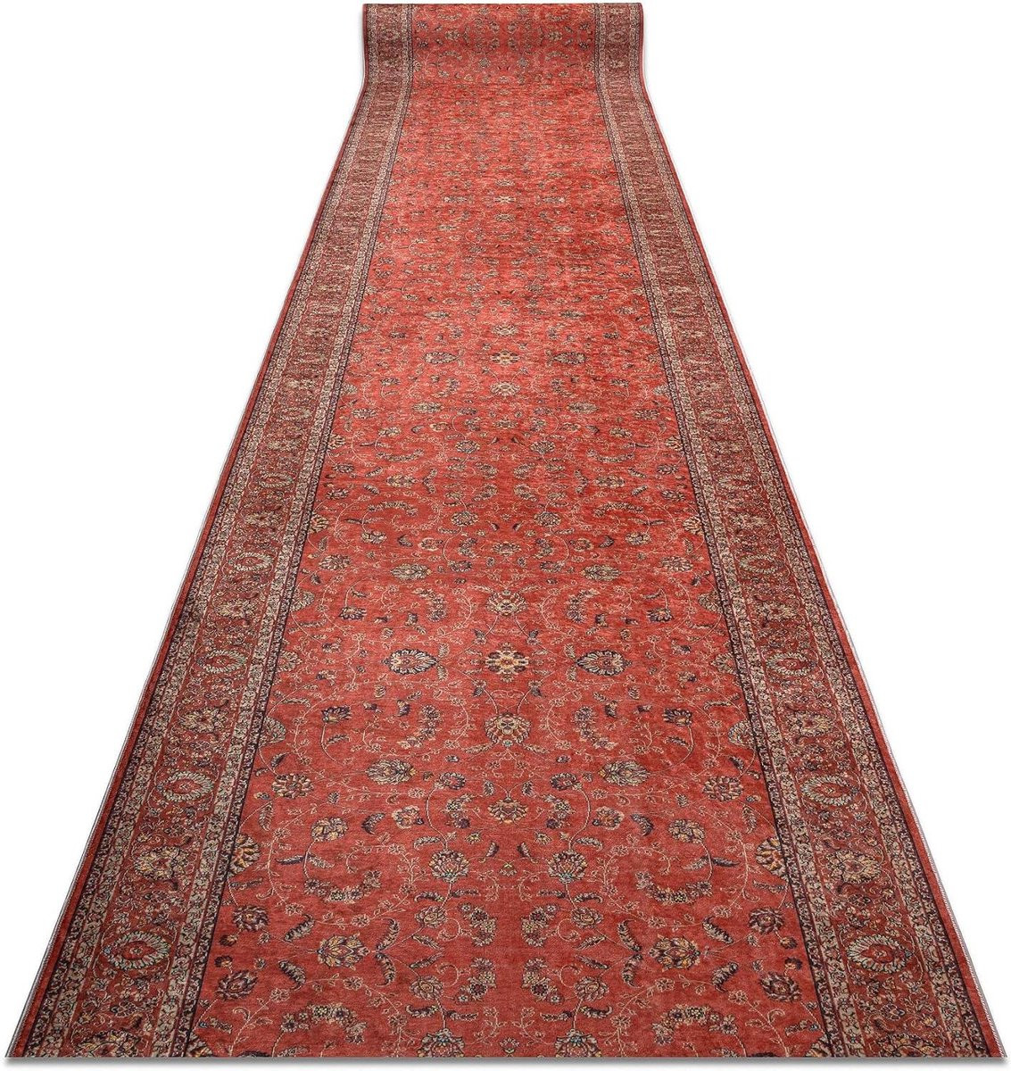 Antislip Loper Vloerkleed voor Gang en Keuken - Rood - 60 x 150 cm