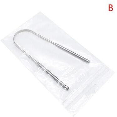 Uplift Treasures Stainless Steel Tongue Scraper Oral Cleaner Tool b