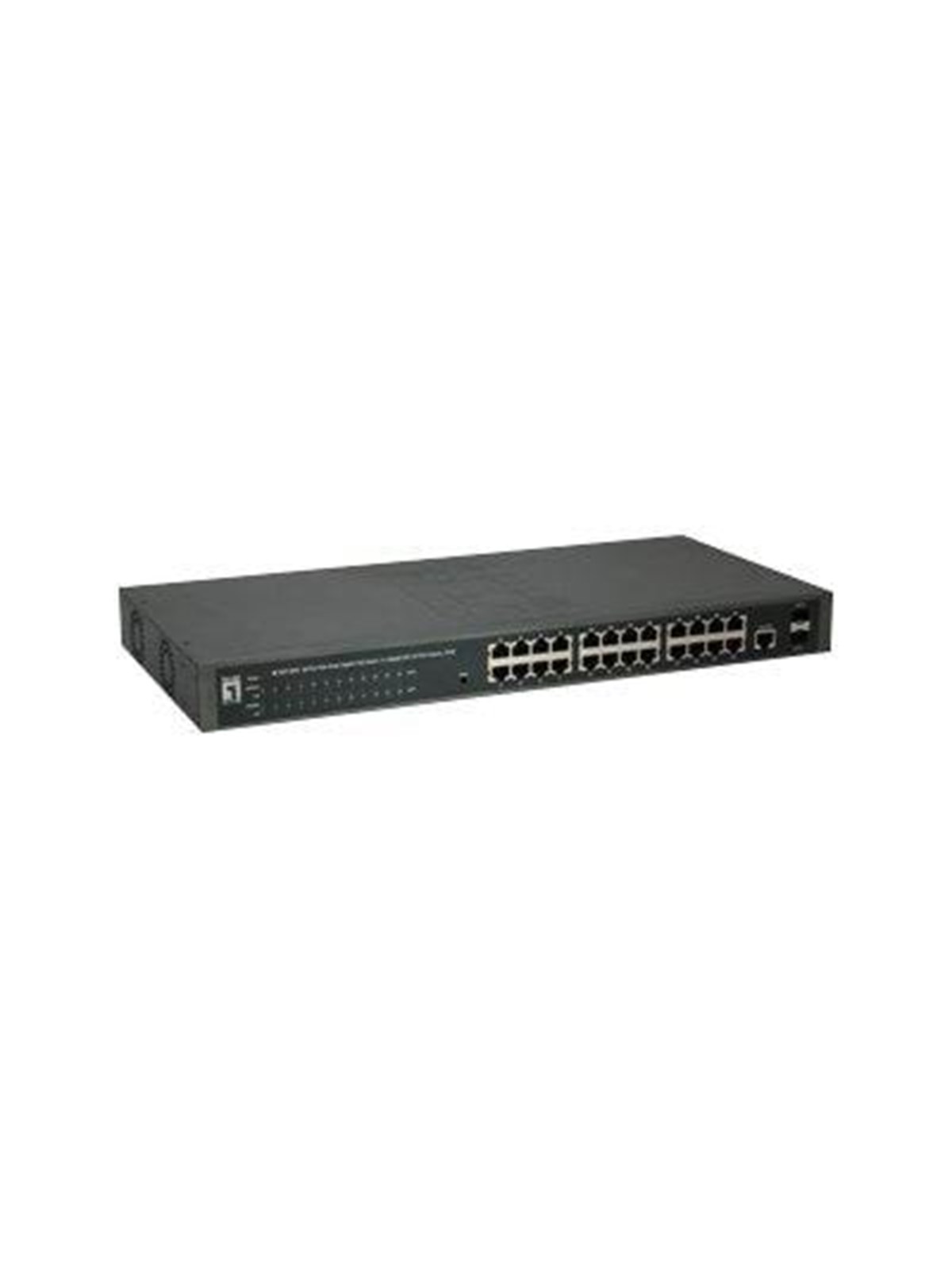 LevelOne Switch 24x GE GEP-2652 2xGSFP 37