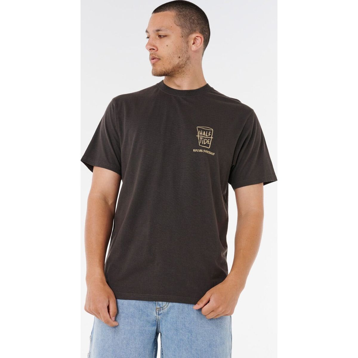 RipCurl Shaper Address Tee washed black (8264) XS 0VVMTE_8264_XS