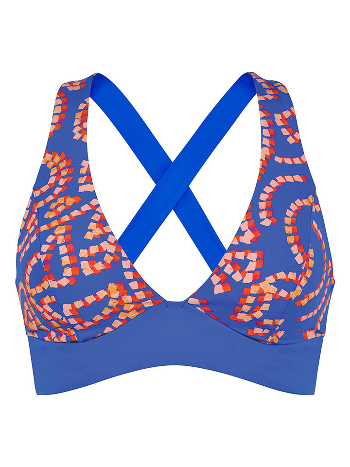 Naturana Bikini-Oberteil in Blau - 44