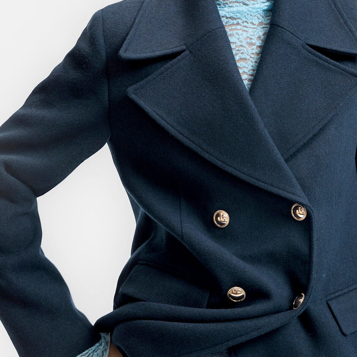 LA REDOUTE COLLECTIONS Manteau long, style officier
