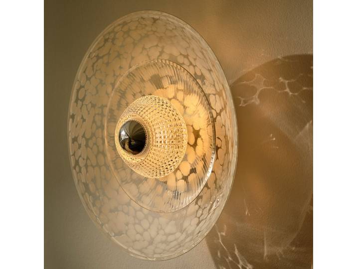Disco Rama Wandleuchte, klar, Glas, E27 - Design By Us - Wohnzimmer - Einflammig