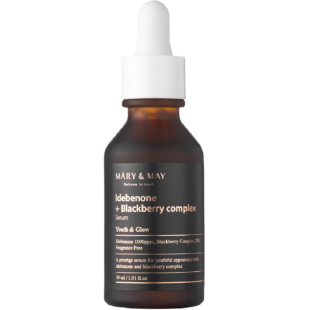Máry & May Idebenone + Blackberry Complex Serum - Anti Aging Complex for All Skin Types 30mL
