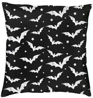 Uplift Picks Pastel Goth Pink Black Bat Pillow Cover For Spooky Home Decor 11 45x45 Cm