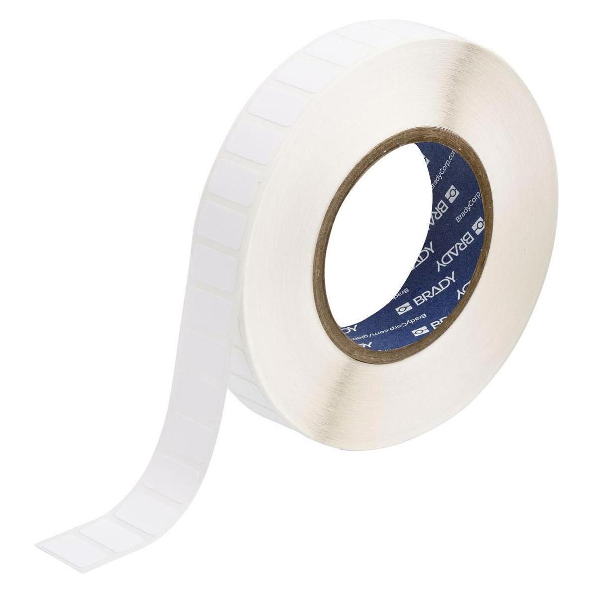 Brady THT-125-499-3, Nylongewebe, Weiss, matt, 22.86 x 12.70 mm, permanent (3000 E.) (27.94 mm) (THT-125-499-3)