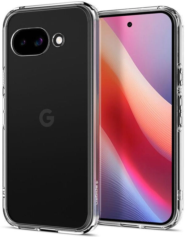 Google Pixel 9a Spigen Hybrid Crystal Clear Case - Gennemsigtig