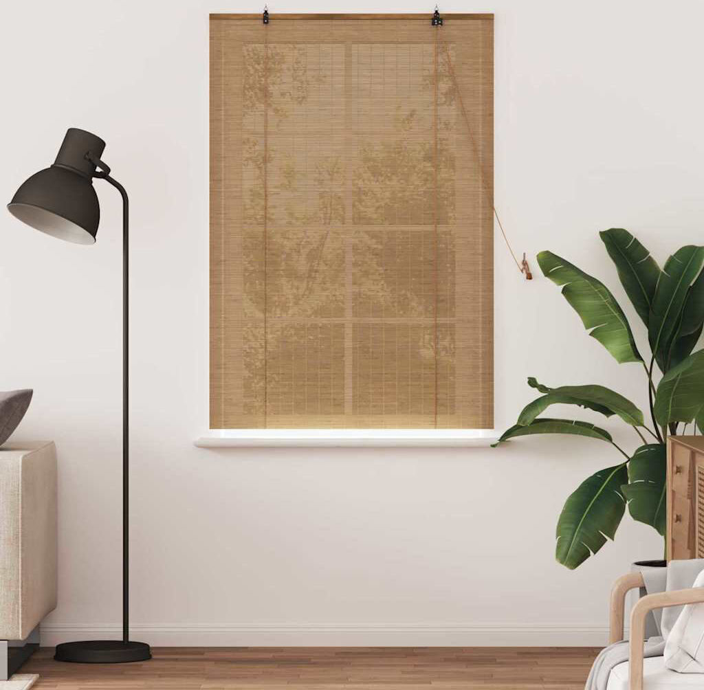 17 Stories Bamboo Horizontal/Venetian blind Light Brown 160cm L x 120cm W