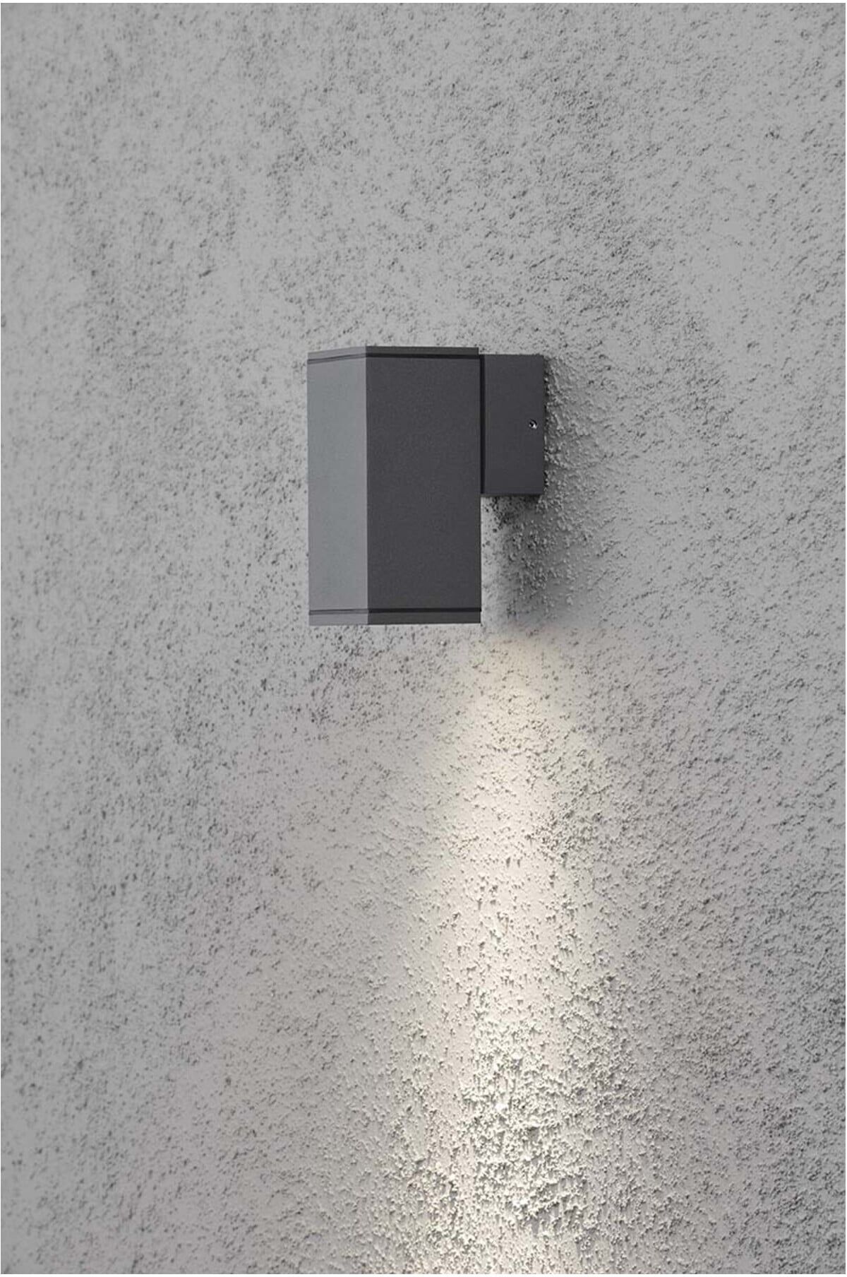 Gnosjö Konstsmide AL Wandleuchte anth-lack/al GU10 halogen 7908-370)
