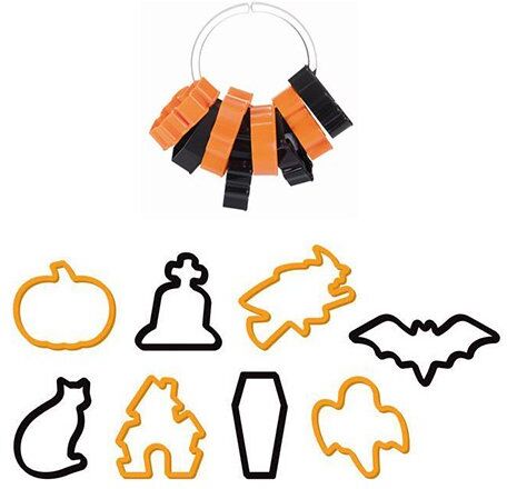 Formine biscotti Tescoma 630907 DELICIA forme Halloween Colori assorti