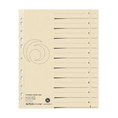 Herlitz Trennblatt A4 chamois 100er Set