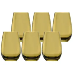 Stölzle Lausitz ELEMENTS Becher 465 ml oliv 6er Set
