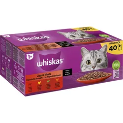 Whiskas Whiskas Multipack 1+ Klassische Auswahl in Sauce 1x3.4 kg
