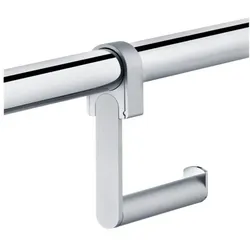 Keuco Toilettenpapierhalter Plan Care 34962170000 Montage an Winkelgriff, Alu silber-eloxiert/chrom