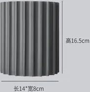 Friendly Fresh Finds Modern Wall Lamp Nordic Resin Wall Sconce Bedroom Bedside Living Room Light gray