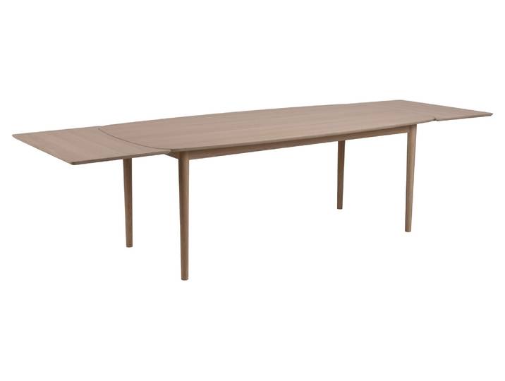 Ansteckplatte ACTONA GROUP Aston , weiß (weiß pigmentiert eiche), Furnier, Ansatztischplatten, Ansteckplatte, aus geöltem Eichenfurnier, 2er-Set, B: 50 cm