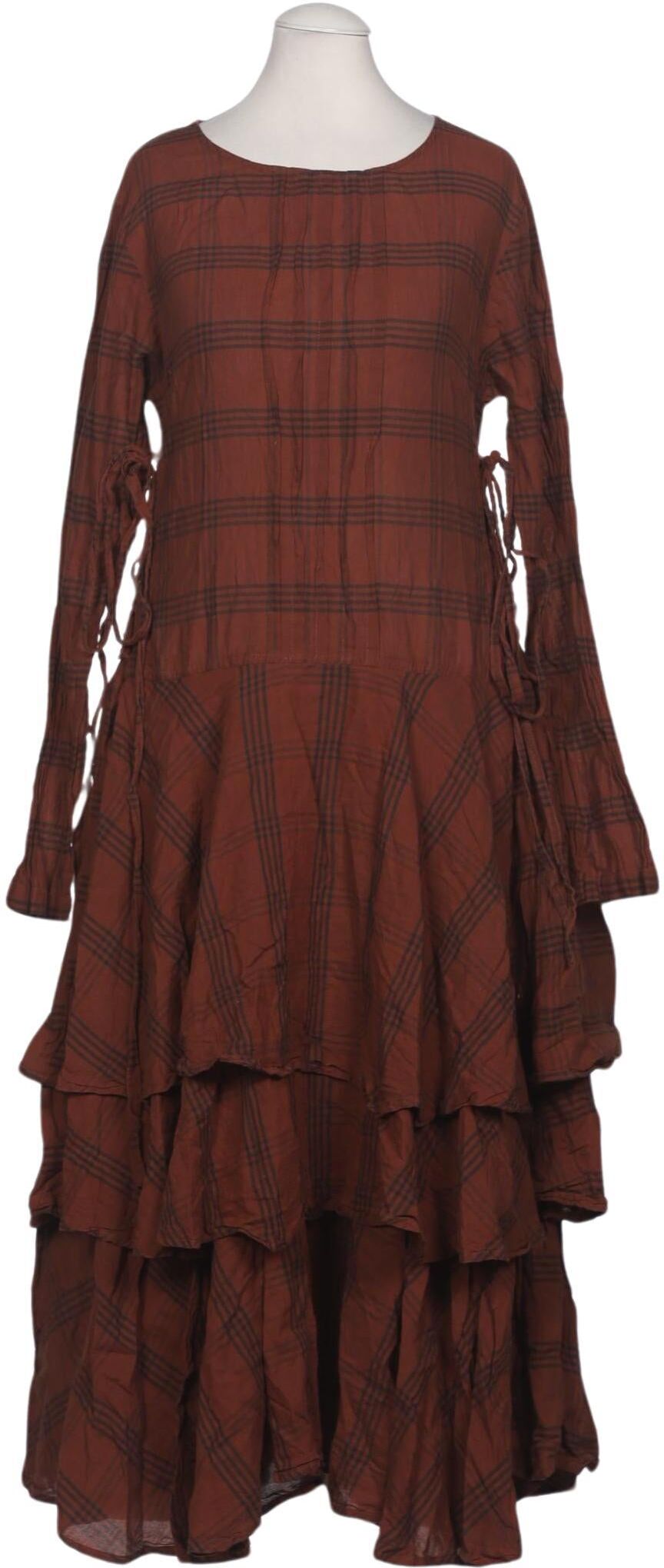 Ewa i Walla Damen Kleid, Braun, Gr. S, Baumwolle - Second Hand