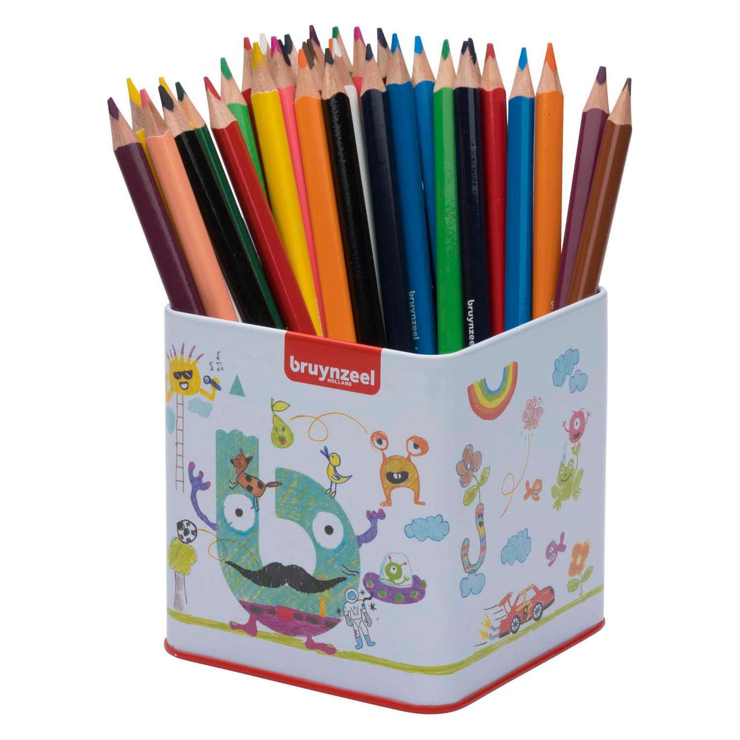 Bruynzeel Dreifach-Buntstiftedose mit 48 Farben (48x) (57456596)