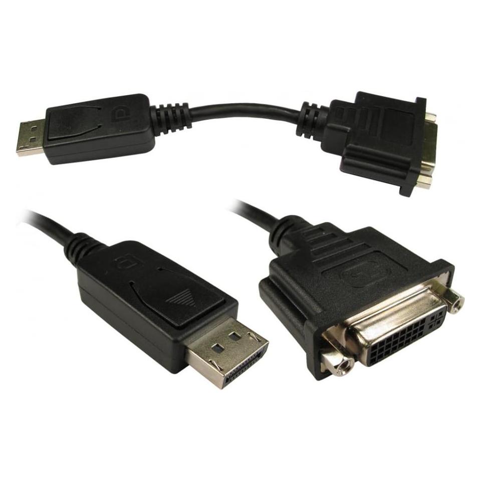 Cables Direct CDL DisplayPort M - DVI FAdapter (HDHDPORT-001CAB)