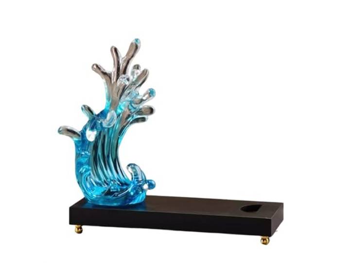 Xumh2024-3 Lagerregal Weinregal-Ornamente, Weinschrank-Dekorationen(Blue)