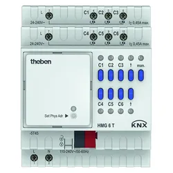 Theben 4930240 KNX Heizungsaktor 6-fach, Grundgerät HMG 6 T KNX